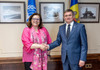 Igor Grosu, întrevedere cu reprezentanta UNICEF la Chișinău: „Mulțumesc pentru sprijinul oferit copiilor din Republica Moldova”