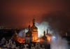 VIDEO | Mănăstirea Lavra Pecerska, simbol al Ucrainei, în flăcări după un atac cu rachete balistice asupra Kievului