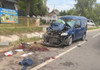 Accident grav la Sângerei. Doi polițiști de patrulare, transportați în stare gravă la spital după ce au fost loviți de un automobil