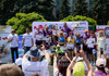 GALERIE FOTO | Marșul factorilor poștali. Poștași din România și din R. Moldova au participat la evenimentul dedicat centenarului primului zbor aeropoștal pe ruta București–Chișinău