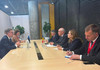Alexandru Munteanu, în dialog cu omologul estonian, Kristen Michal. „Estonia este un partener de încredere și un susținător ferm al integrării europene a Republicii Moldova”