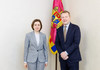 Maia Sandu, întrevedere cu înaltul comisar al OSCE pentru minoritățile naționale, Christophe Kamp. „Aderarea la UE garantează drepturi egale pentru toți cetățeni”