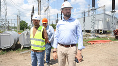 Ministrul Energiei a inspectat lucrările de construcție la Stația Electrică Chișinău: termenul de finalizare a proiectului rămâne neschimbat