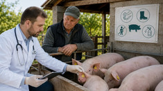 ANSA lansează un nou concept de gestionare a pestei porcine africane: Medicii veterinari vor vizita gospodăriile pentru a evalua situația

