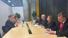Alexandru Munteanu, în dialog cu omologul estonian, Kristen Michal. „Estonia este un partener de încredere și un susținător ferm al integrării europene a Republicii Moldova”