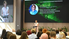Comisara europeană pentru Mediu și-a început vizita la Chișinău. Jessika Roswall a participai la prima ediție a „Green Finance and Investment Forum Moldova 2026”