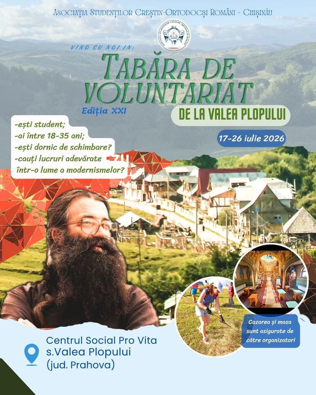 ASCOR Chișinău îndeamnă tinerii din R. Moldova să participe la o tabără de vară din România