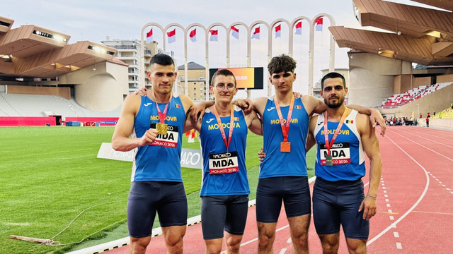 R. Moldova revine cu aur și opt medalii de la competiția de atletism din Monaco


