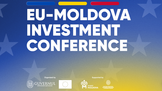 Prima Conferință investițională Republica Moldova – Uniunea Europeană, organizată astăzi la Chișinău. Comisara europeană Marta Kos este invitata specială a evenimentului