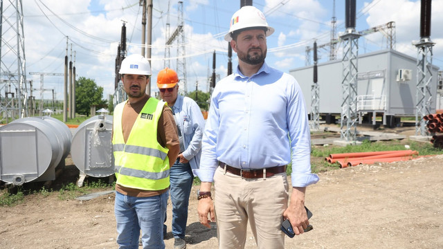 Ministrul Energiei a inspectat lucrările de construcție la Stația Electrică Chișinău: termenul de finalizare a proiectului rămâne neschimbat