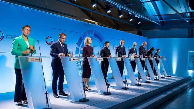 Șefii de guverne din opt țări nordice și baltice susțin aderarea Ucrainei la UE și NATO

