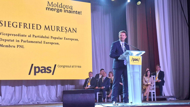 Siegfried Mureșan, mesaj de la Congresul PAS: „Doar Partidul Acțiune și Solidaritate poate conduce Republica Moldova către Uniunea Europeană” 