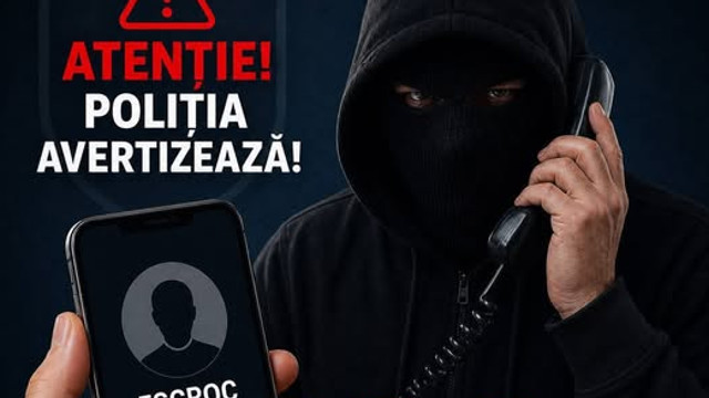 Escrocherii telefonice de peste 4 milioane de lei în doar câteva zile

