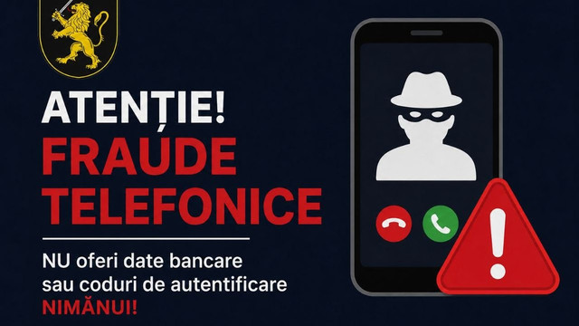 Fraudele telefonice fac noi victime: 13 persoane au rămas fără peste un milion de lei
