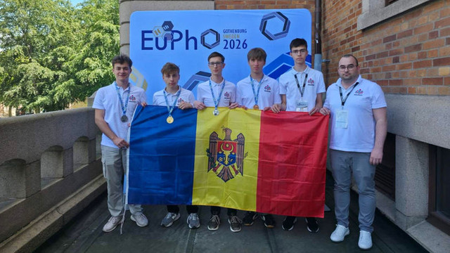 R. Moldova a obținut aur, argint și bronz la Olimpiada Europeană de Fizică
