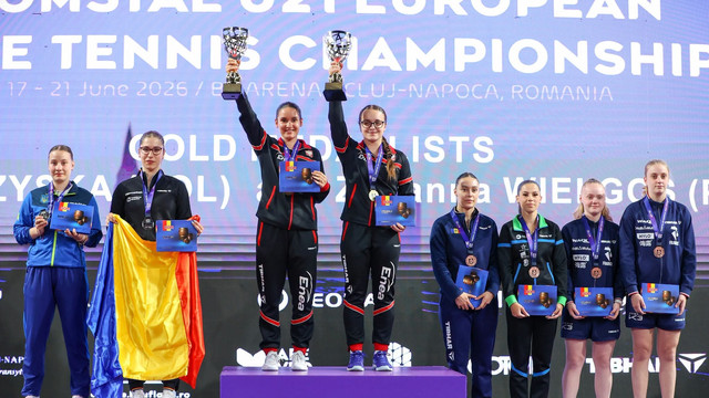 Rezultat istoric la tenis de masă pentru R. Moldova: Alexandra Chiriacova a cucerit medalia de bronz la Campionatele Europene


