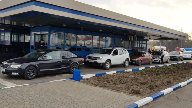 Atenție, călători! Trafic sporit la postul Giurgiulești - Galați, pe sensul de ieșire din R. Moldova

