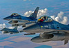 O nouă dronă în spațiul aerian al României. Au fost ridicate două avioane F-16
