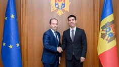 Cooperarea dintre Republica Moldova și Consiliul Europei, în centrul întrevederii dintre vicepremierul Mihai Popșoi și șeful Oficiului Consiliului Europei la Chișinău, Falk Lange

