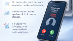 Avertisment al Ministerului Energiei: persoane necunoscute contactează cetățenii și se prezintă fals drept angajați ai companiilor din sectorul energetic