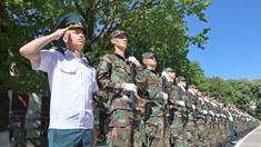 Tinerii încorporați în Armata Națională au depus jurământul militar în garnizoana Chișinău