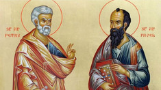 Creștinii ortodocși de stil vechi îi sărbătoresc astăzi pe Sfinții Apostoli Petru și Pavel
