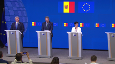LIVE | Conferință de presă după Conferința Interguvernamentală R. Moldova – UE privind deschiderea negocierilor de aderare pe Clusterul 6 – „Relații externe”