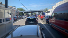 Atenție, călători! Trafic intens în punctul de trecere Leușeni, pe sensul de ieșire din Republica Moldova

