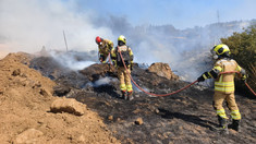Pompierii din R. Moldova detașați în Grecia au fost implicați într-o nouă misiune de stingere a incendiilor forestiere (Foto)