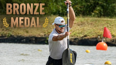 Mihai Chihaia câștigă bronzul european la canoe

