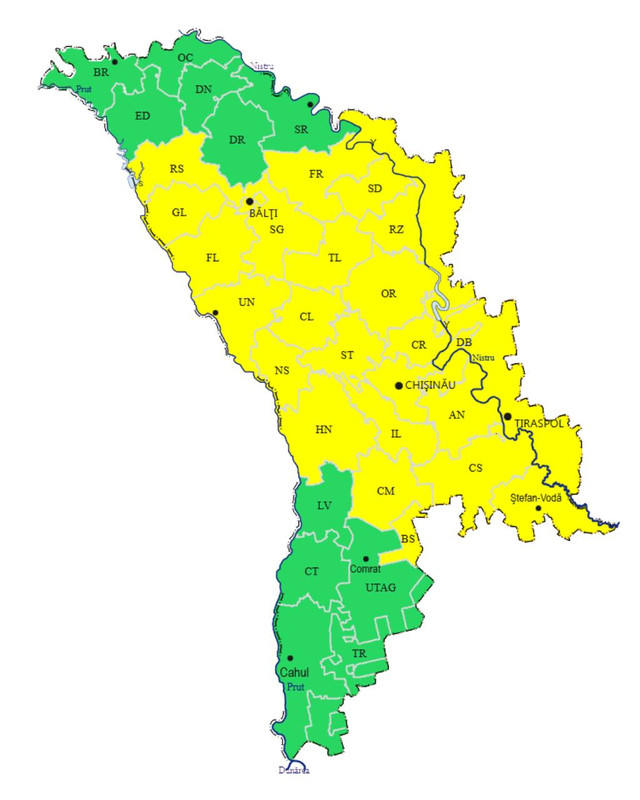 Cod galben de caniculă, emis de meteorologi. Temperaturile din zonele vizate de alerta meteo vor atinge pragul de 34 de grade Celsius