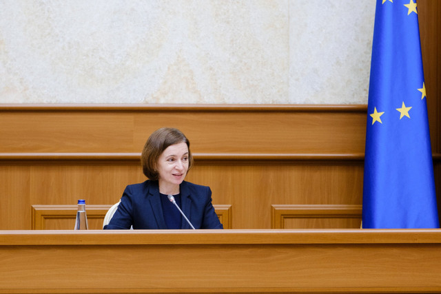 Maia Sandu a prezidat ședința Comisiei Naționale pentru Integrare Europeană