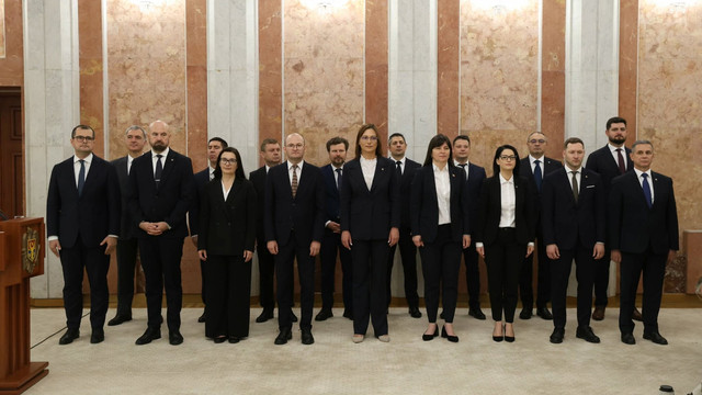 LIVE | Ceremonia de depunere a jurământului de către membrii Guvernului condus de Vasile Tofan