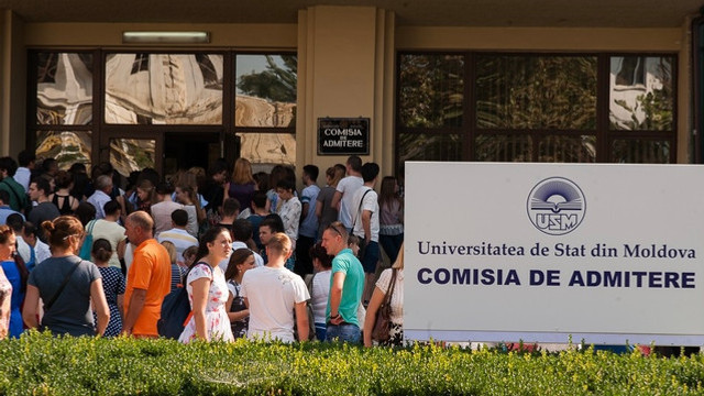 VIDEO | Începe admiterea în universitățile din R. Moldova. Dan Perciun: „Burse mai mari și condiții mai bune pentru studenți”

