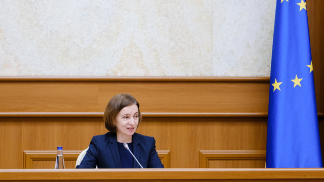 Maia Sandu a prezidat ședința Comisiei Naționale pentru Integrare Europeană